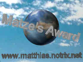 Matze's Award