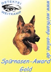 Spürnasen Award in Gold