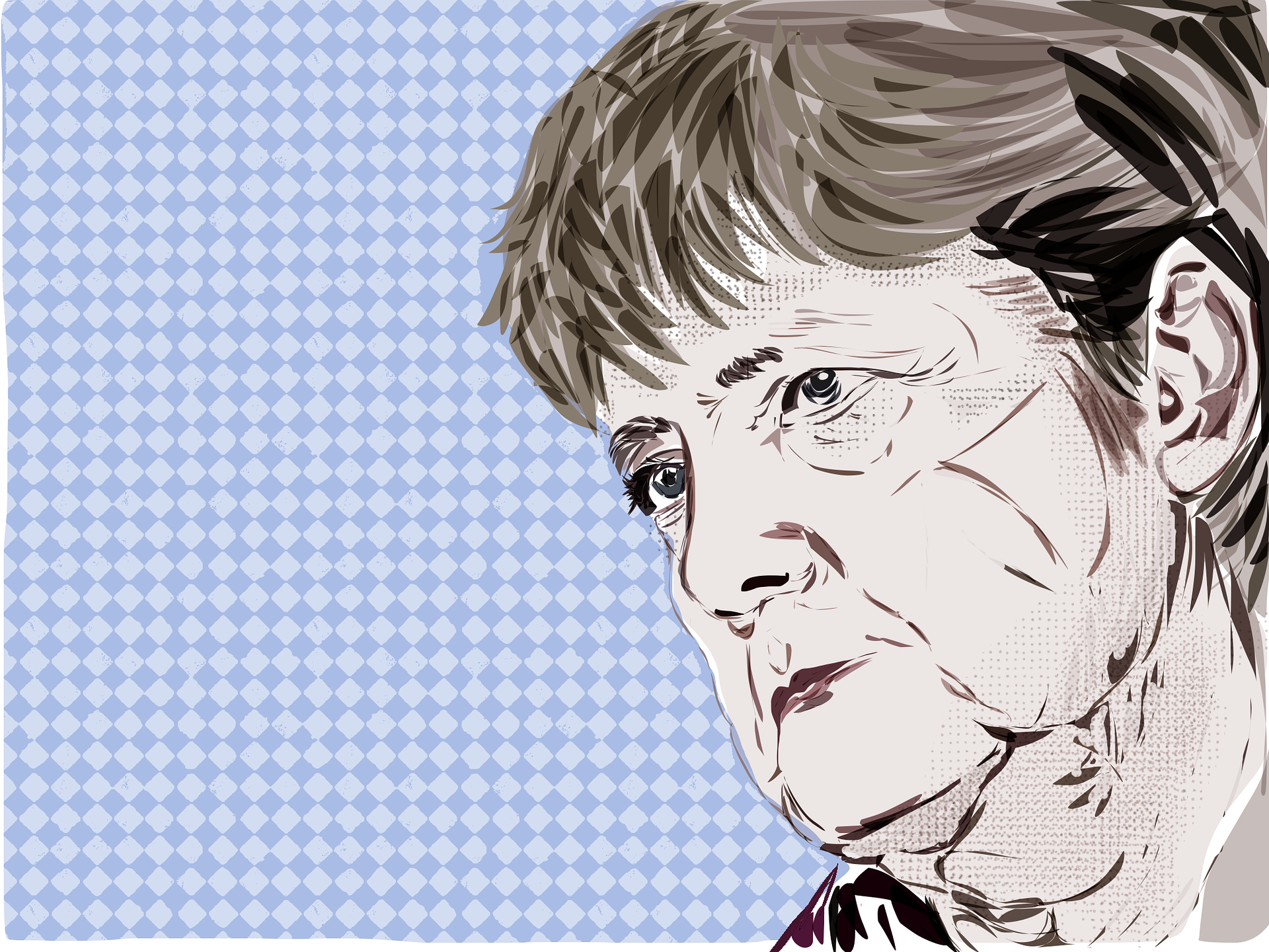 Angela Merkel (Illustration)