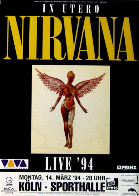 Nirvana, Köln 1994 (Poster)